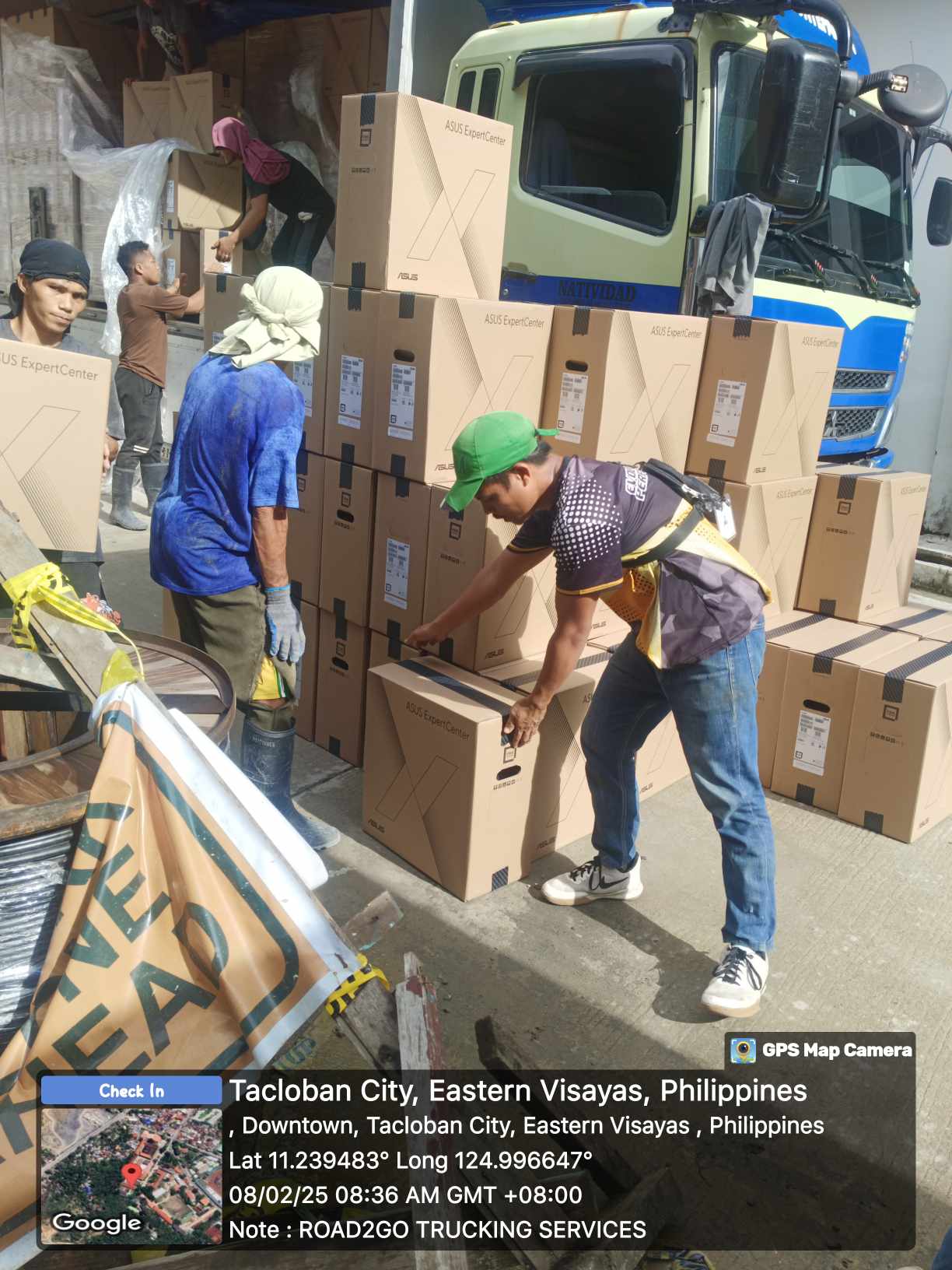 Shipping and Hauling Asus products to Eastern Visayas State University