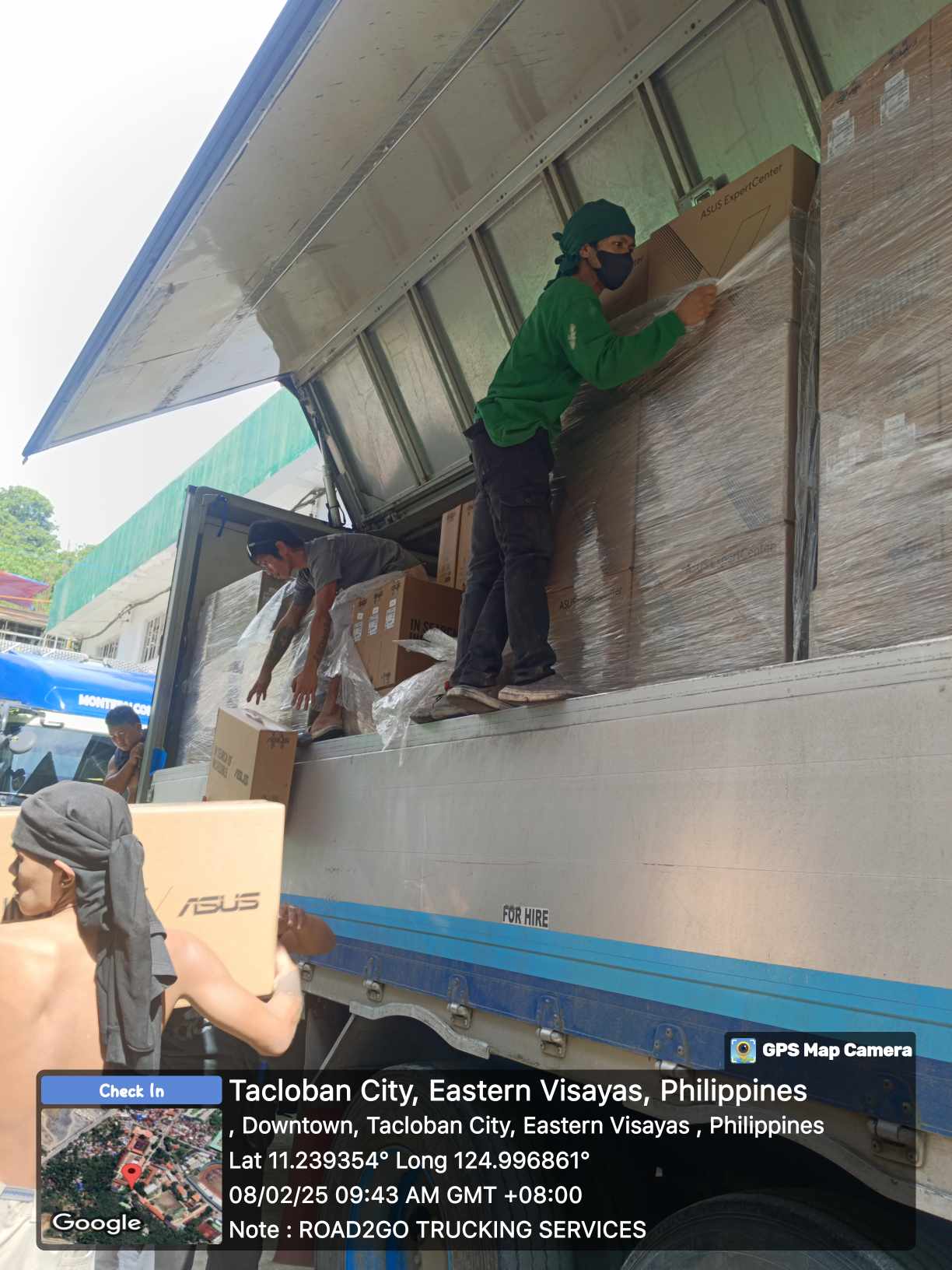 Shipping and Hauling Asus products to Eastern Visayas State University