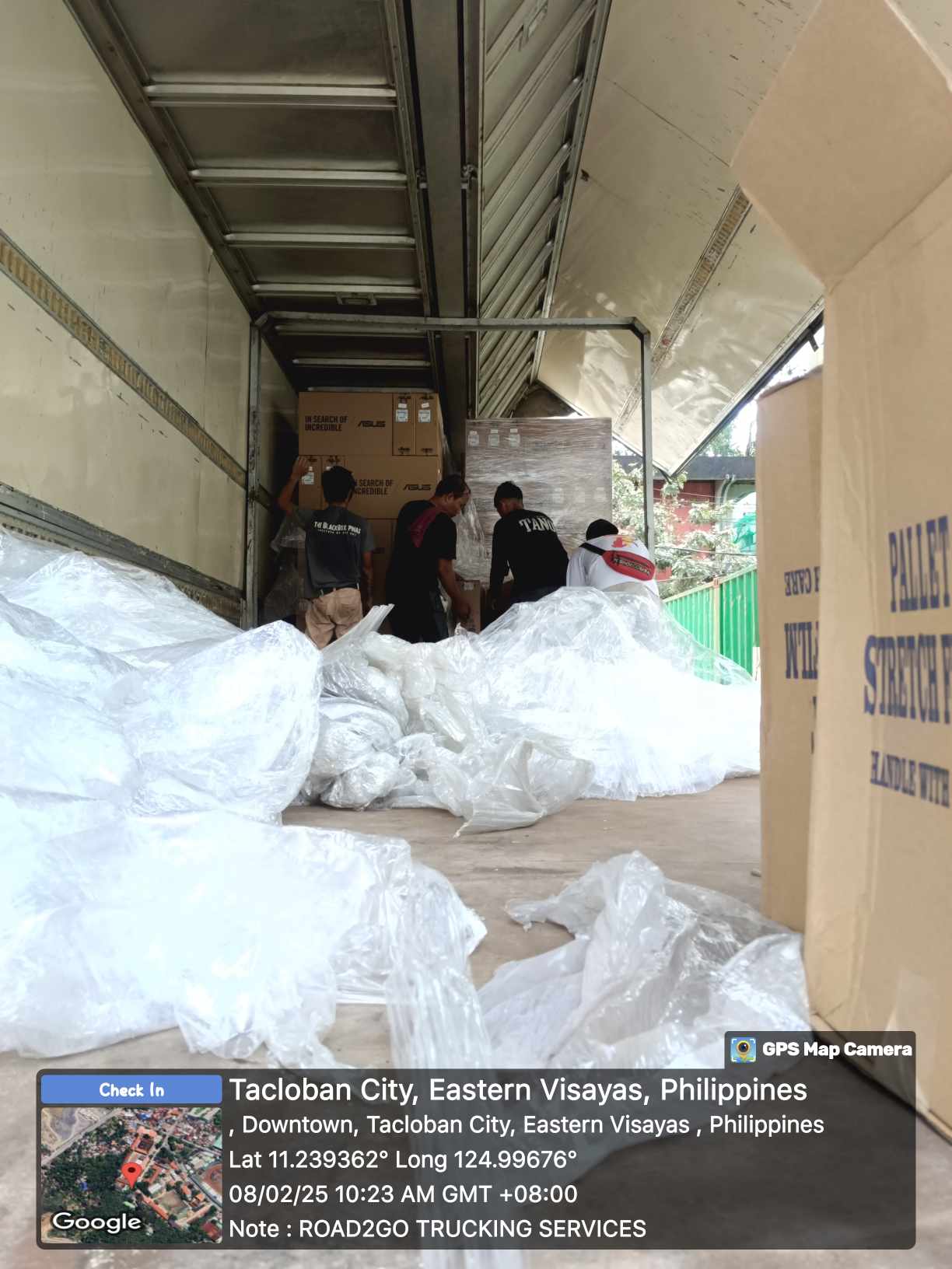 Shipping and Hauling Asus products to Eastern Visayas State University