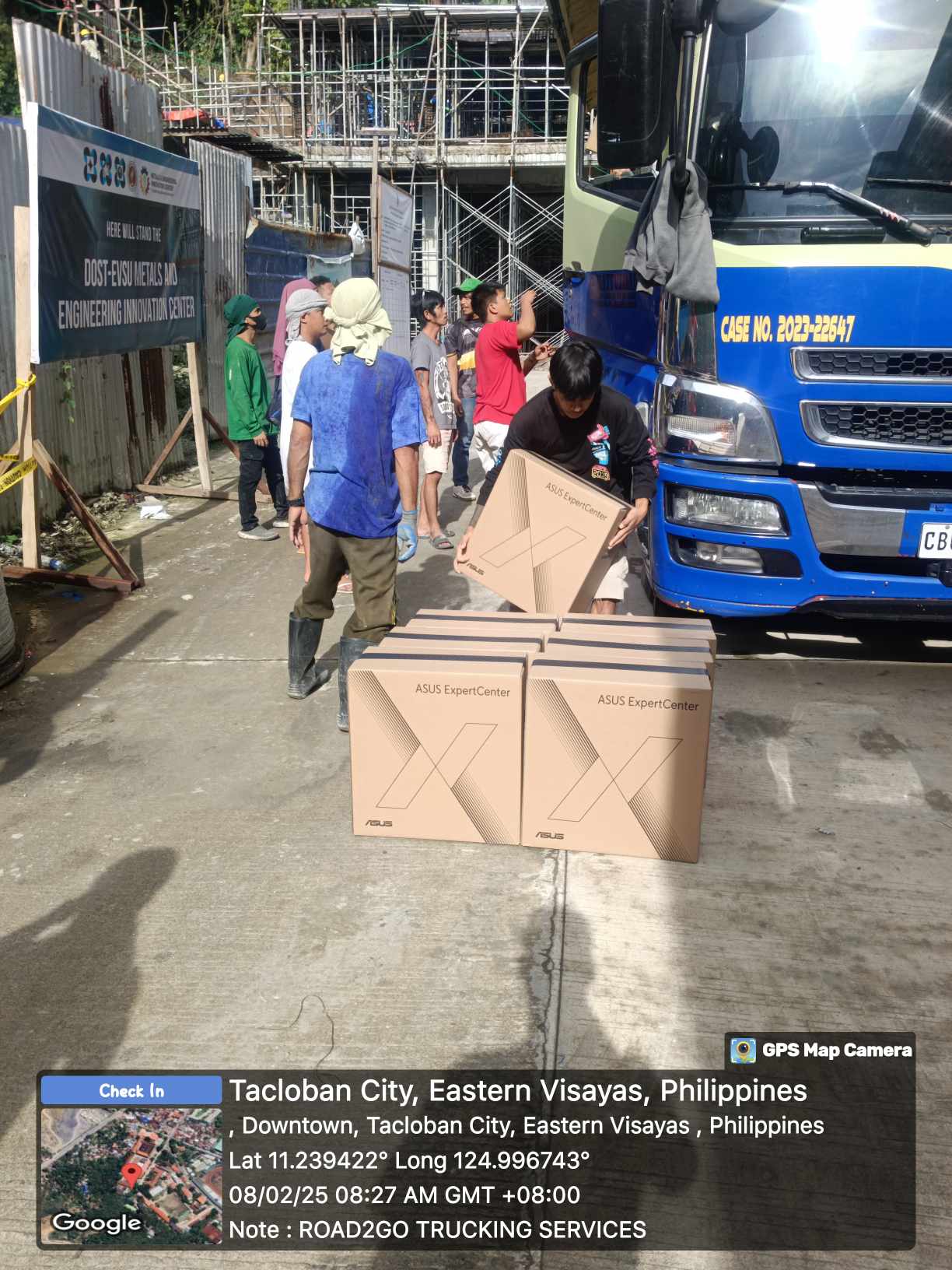 Shipping and Hauling Asus products to Eastern Visayas State University
