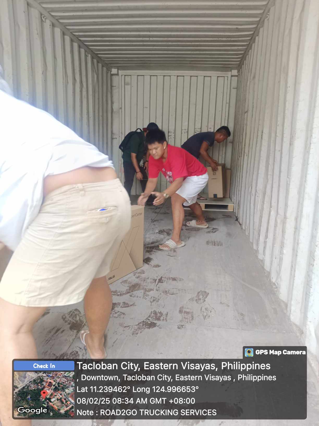 Shipping and Hauling Asus products to Eastern Visayas State University