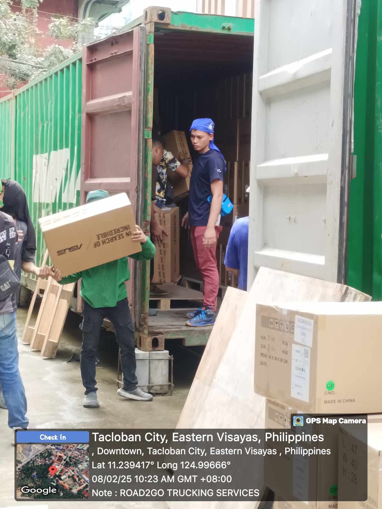 Shipping and Hauling Asus products to Eastern Visayas State University