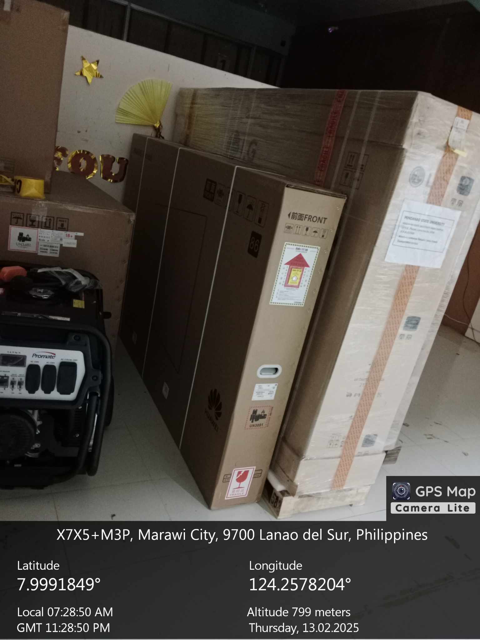 Shipping and Hauling Asus Products to MSU Marawi