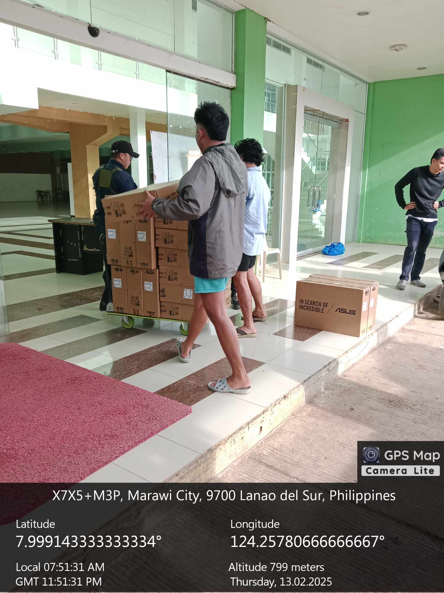 Shipping and Hauling Asus Products to MSU Marawi