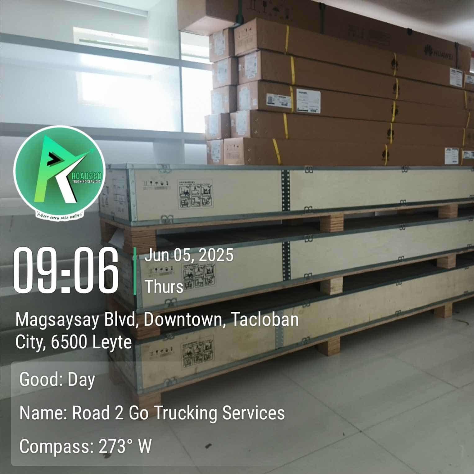 Shipping Hauling and Positioning Huawei Servers to UP Tacloban