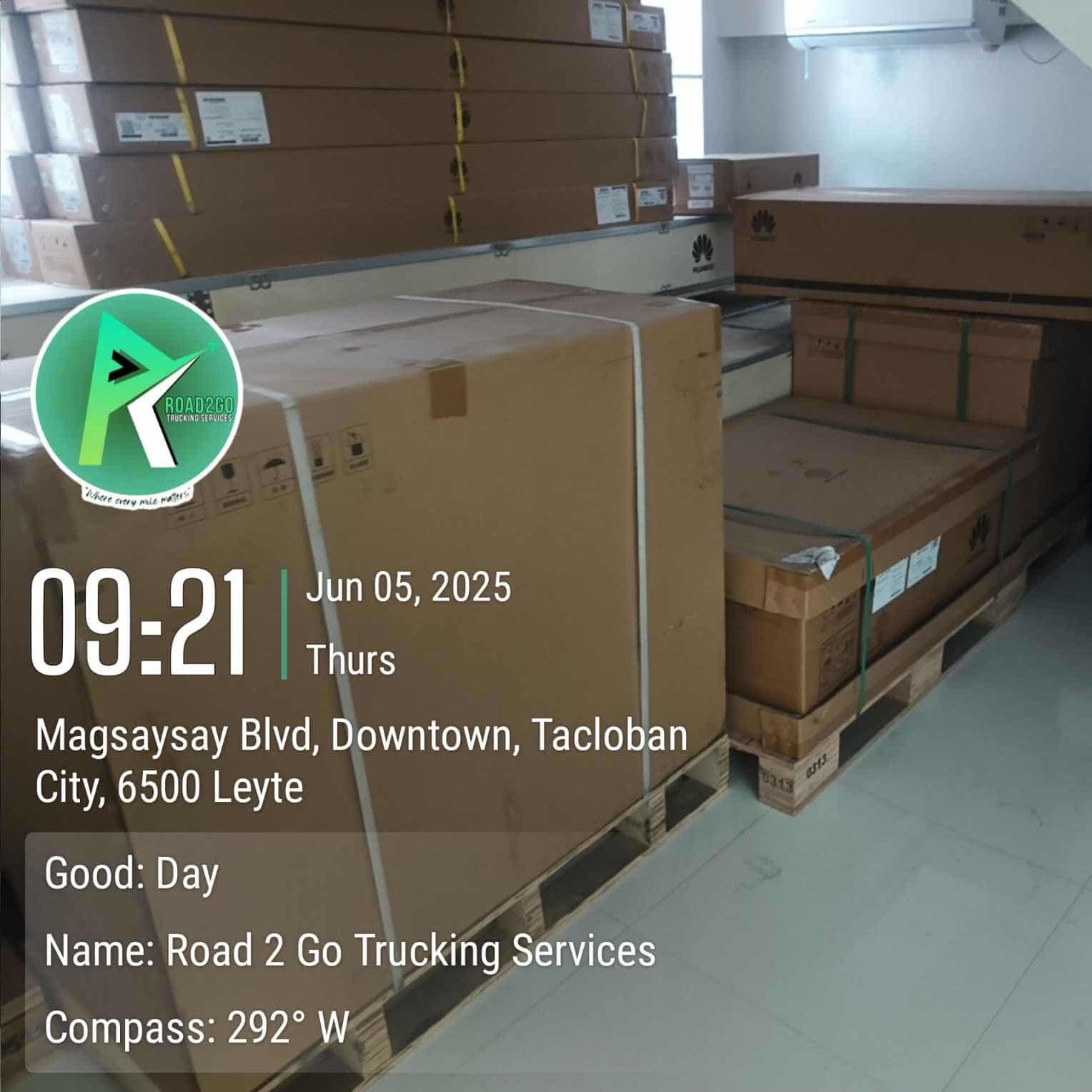 Shipping Hauling and Positioning Huawei Servers to UP Tacloban