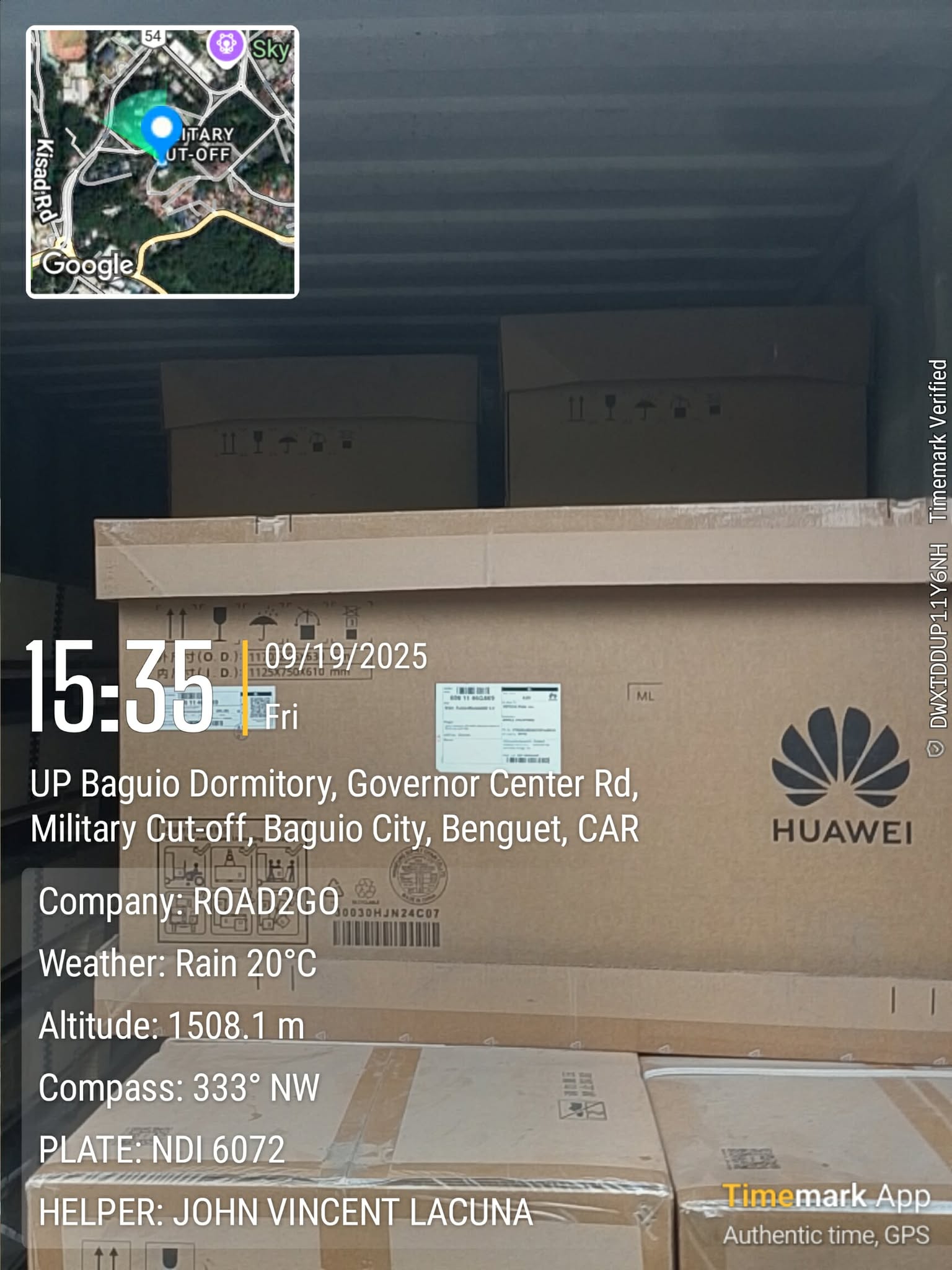 Delivering VST ECS Phils., Inc. Products to University of the Philippines Baguio