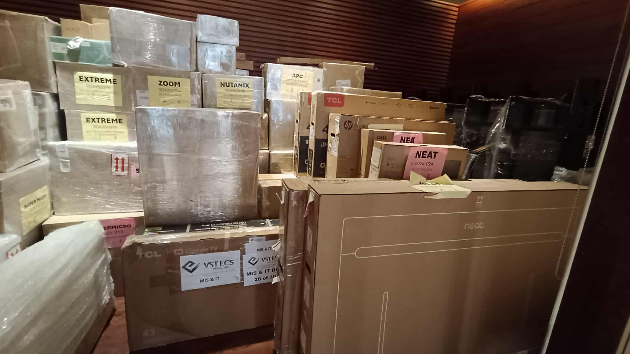 Delivering VST ECS Phils., Inc. Products to Shangri-La Boracay