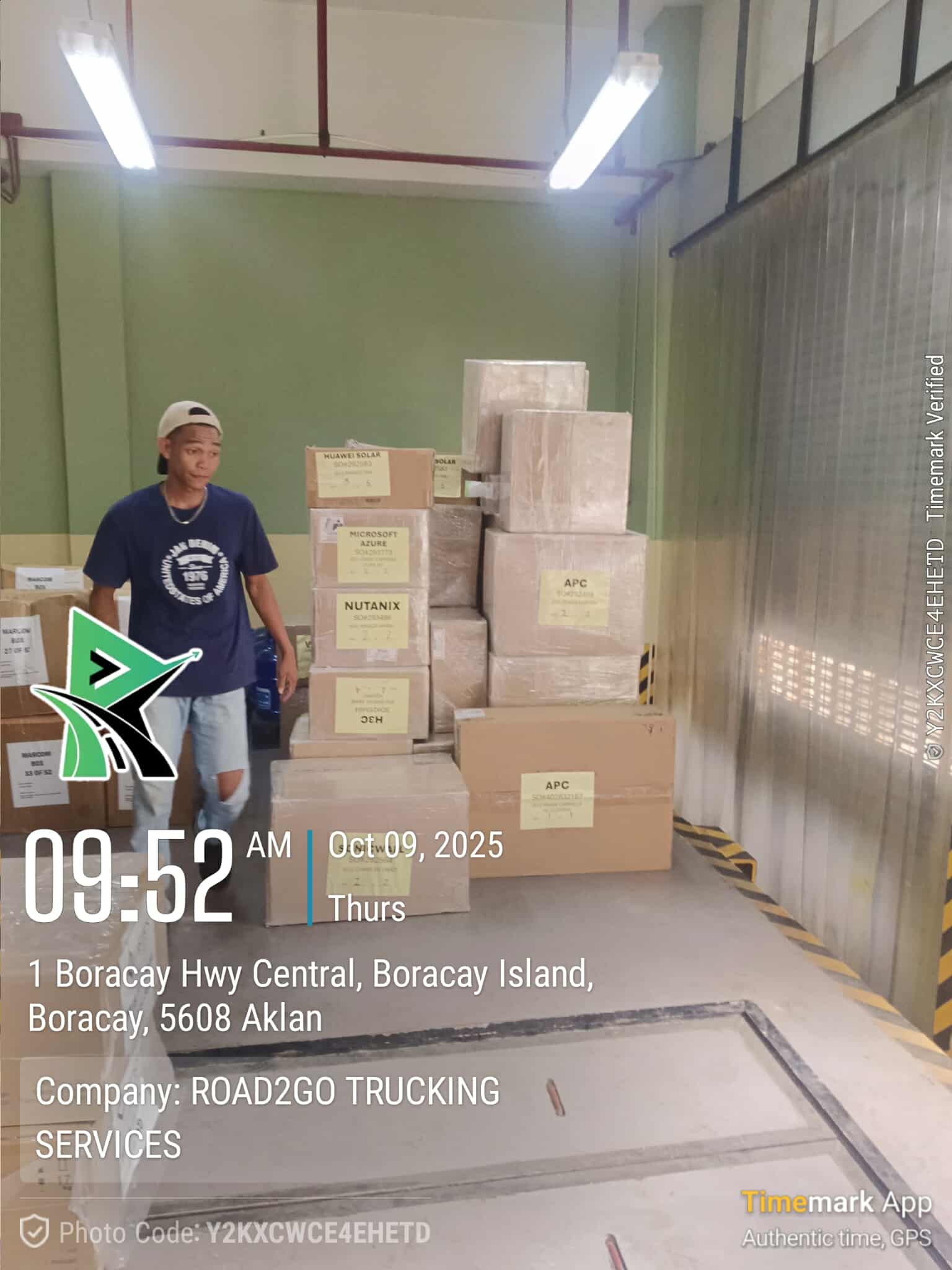 Delivering VST ECS Phils., Inc. Products to Shangri-La Boracay